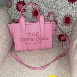 Small Marc Jacobs Fluor Candy Pink Tote